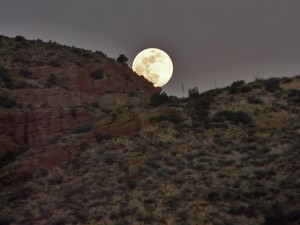 full moon in southwest new mexico