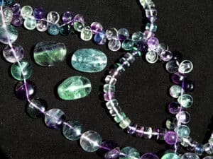 semi-precious Fluorite beads