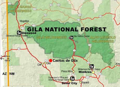Gila National Forest Map